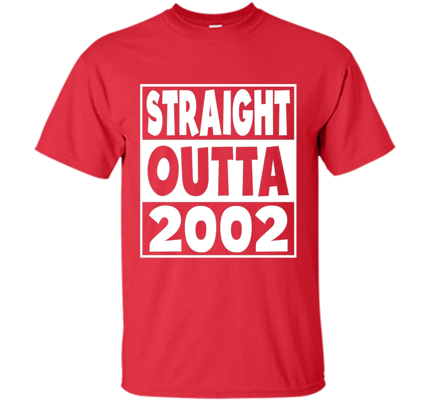 15th Birthday Gift T-Shirt Straight Outta 2002