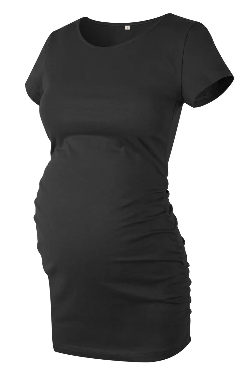 3-Pack Trendy T-Shirt Side Ruched Maternity Tops