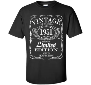 65th Birthday Gift Vintage 1951 Limited Edition T-Shirt