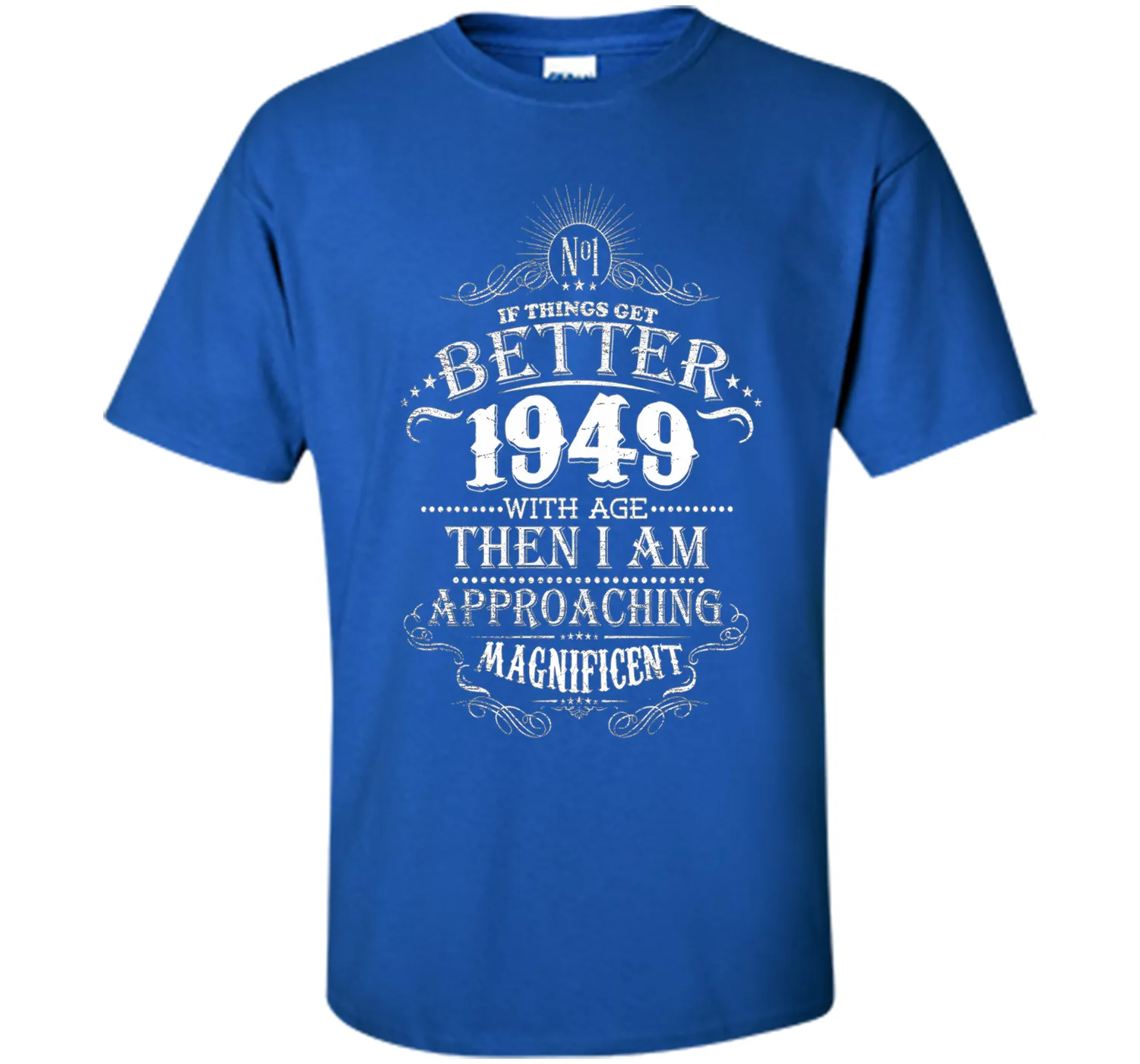 68th Years Old 1949 Vintage Awesome T-Shirt Gift Birthday