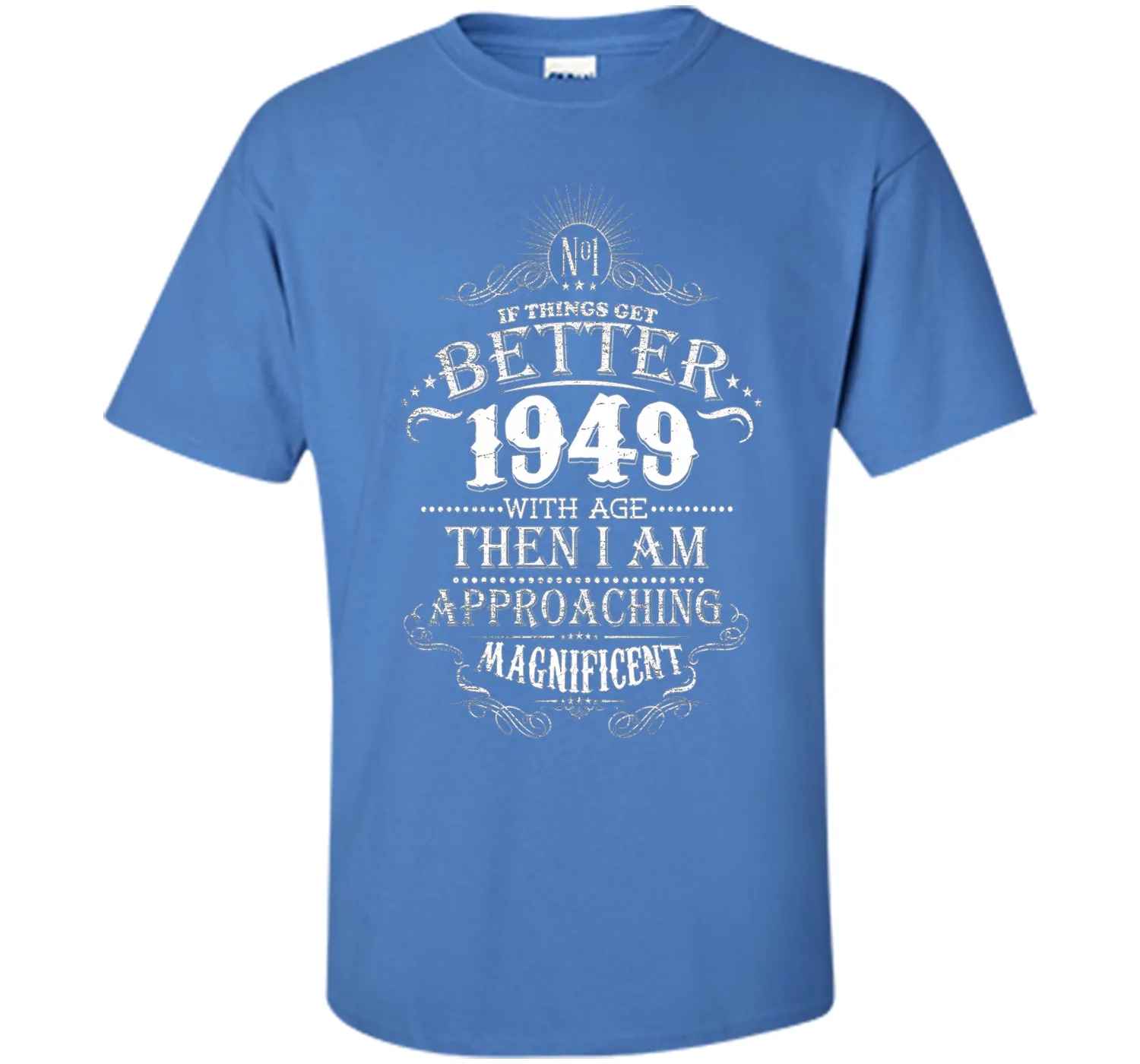 68th Years Old 1949 Vintage Awesome T-Shirt Gift Birthday