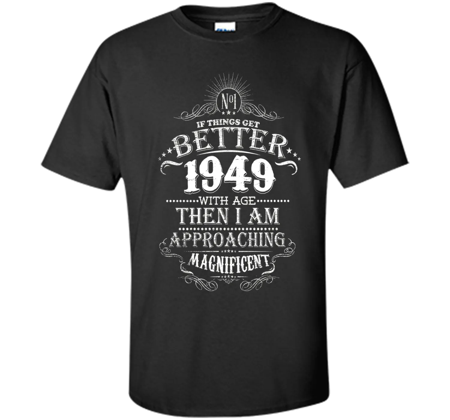 68th Years Old 1949 Vintage Awesome T-Shirt Gift Birthday