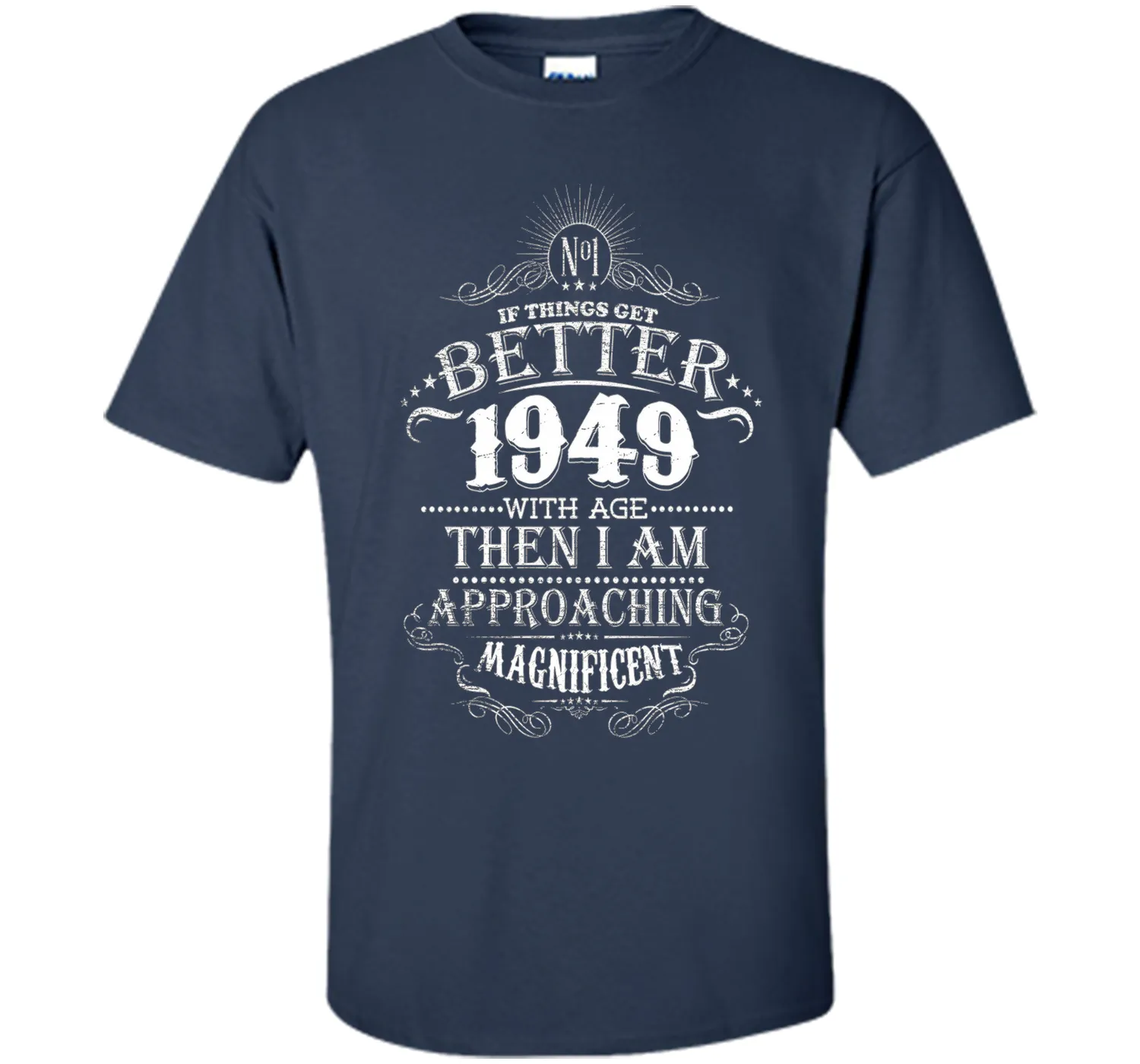 68th Years Old 1949 Vintage Awesome T-Shirt Gift Birthday
