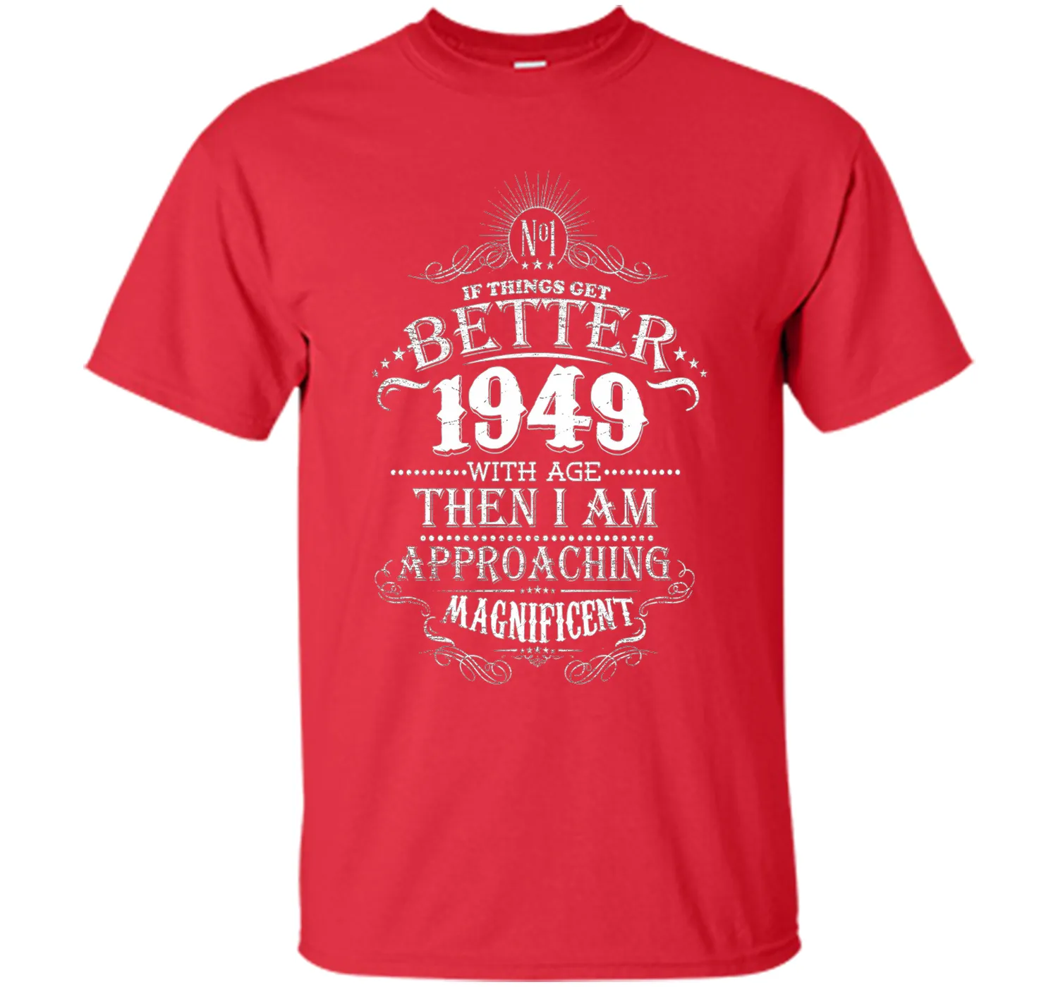 68th Years Old 1949 Vintage Awesome T-Shirt Gift Birthday