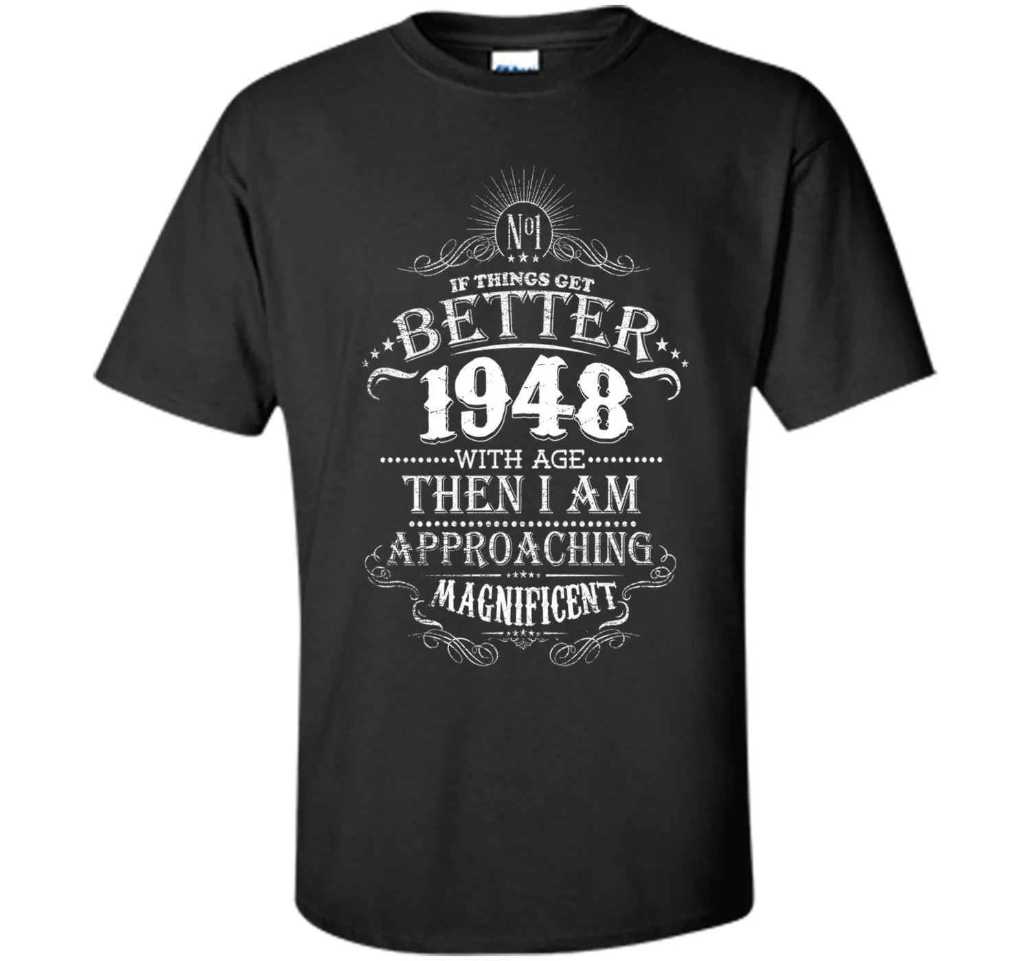 69 Years Old 1948 Vintage Awesome T-Shirt Gift Birthday