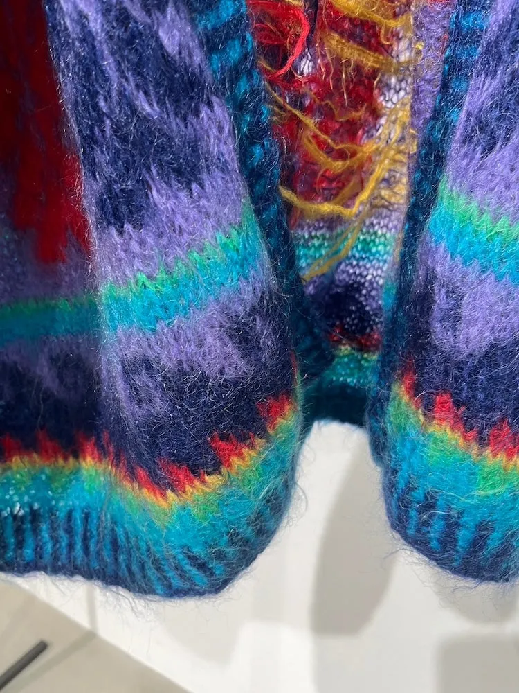 80s Vivid Knit Jacket