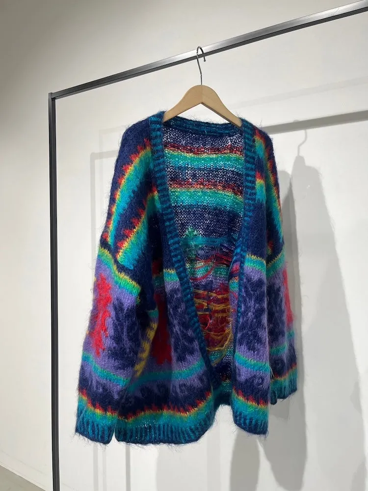 80s Vivid Knit Jacket