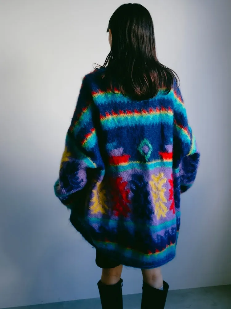 80s Vivid Knit Jacket