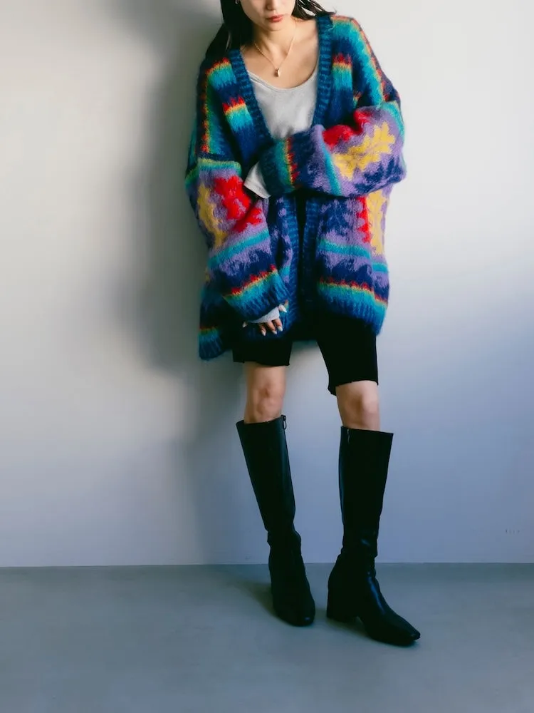 80s Vivid Knit Jacket