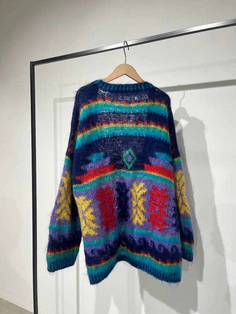 80s Vivid Knit Jacket