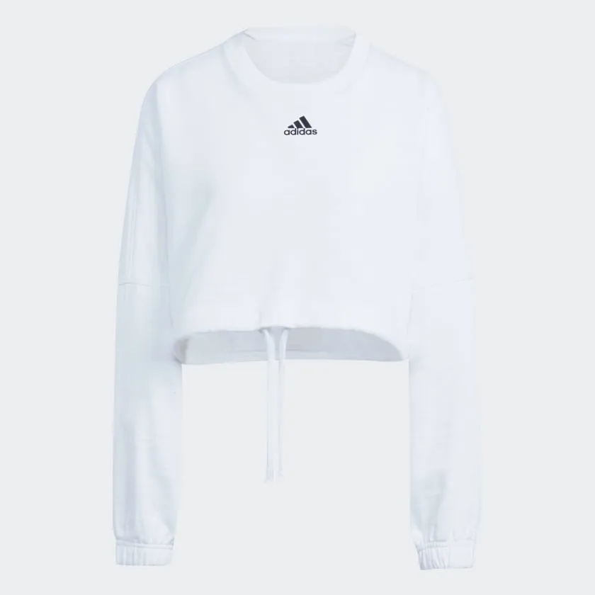 ADIDAS DANCE CROP VERSATILE SWEATSHIRT - IC6683