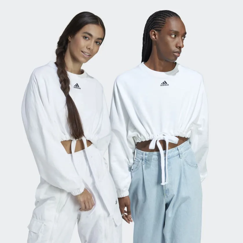 ADIDAS DANCE CROP VERSATILE SWEATSHIRT - IC6683