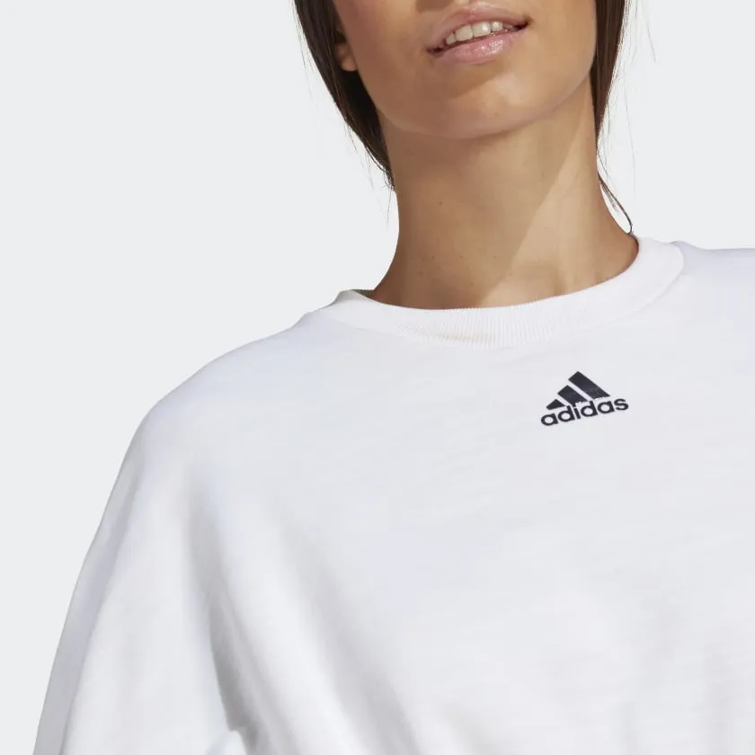 ADIDAS DANCE CROP VERSATILE SWEATSHIRT - IC6683