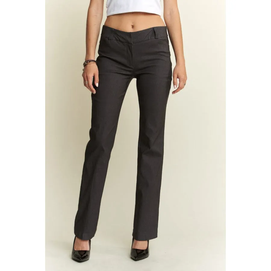 ADORA Regular Rise Slim Bootcut Pants