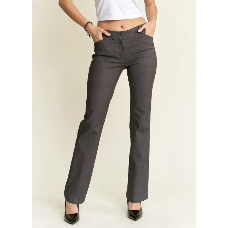 ADORA Regular Rise Slim Bootcut Pants