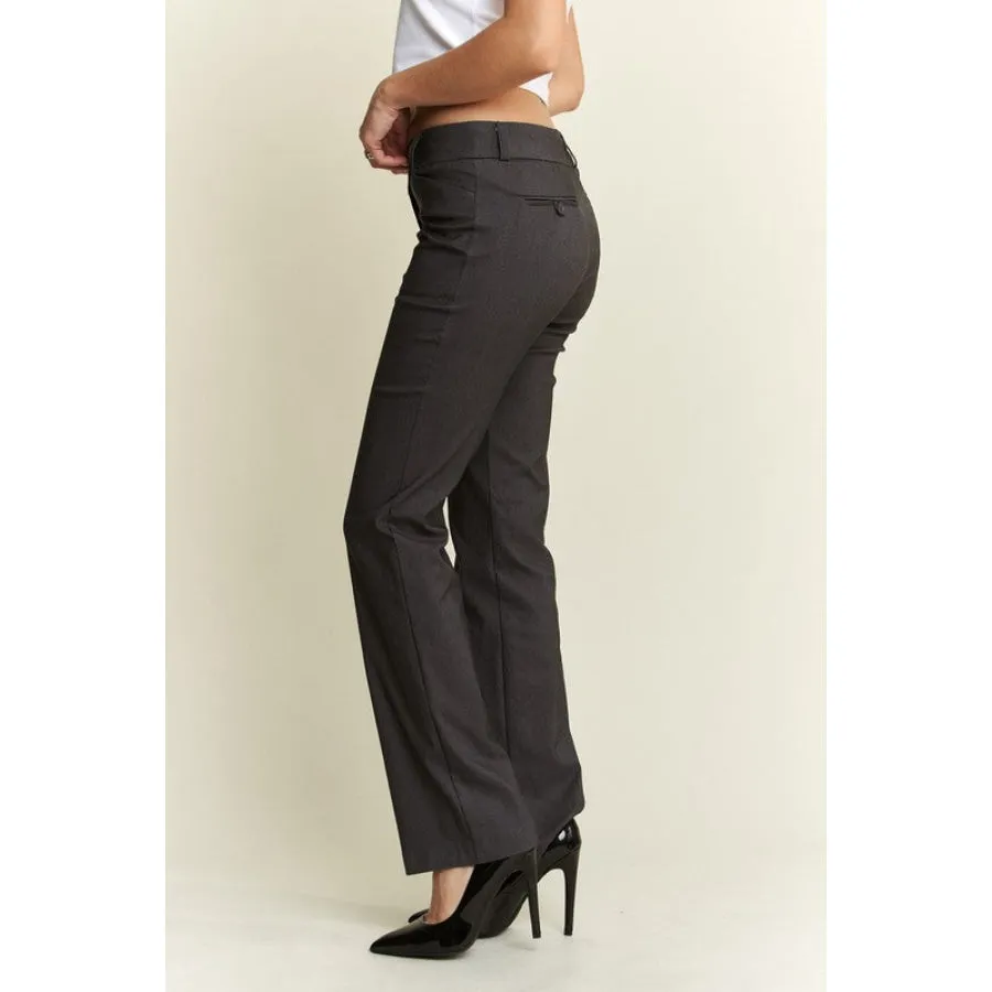 ADORA Regular Rise Slim Bootcut Pants