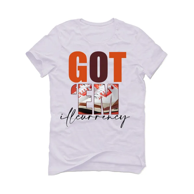 Air Jordan 3 GS “Mars Stone” White T-Shirt (Got Em)