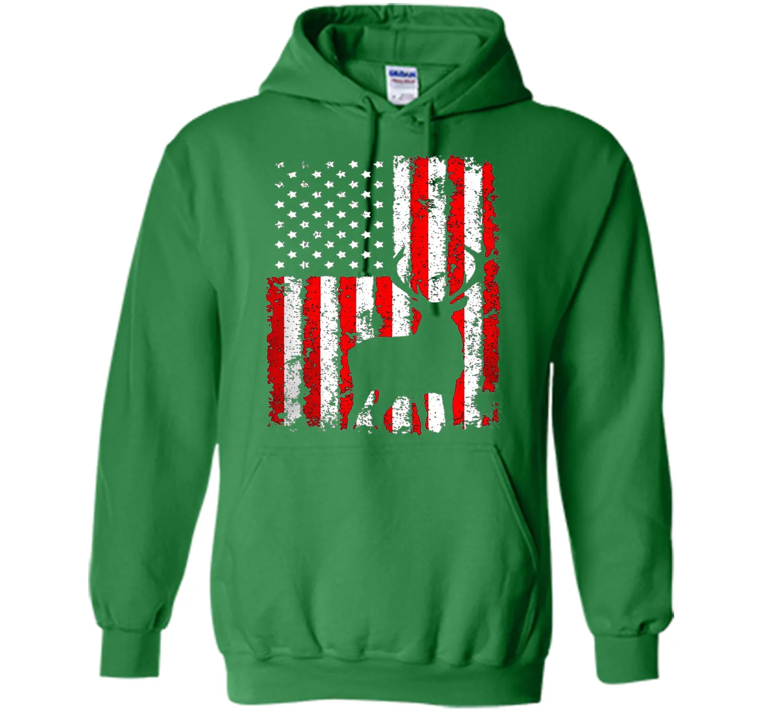 America Flag Deer Hunting T-Shirt Gift for Hunter
