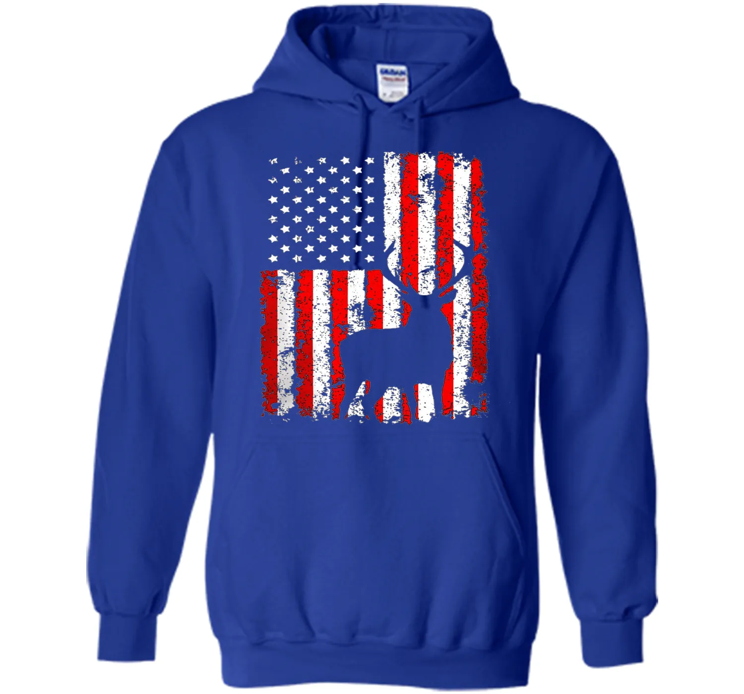 America Flag Deer Hunting T-Shirt Gift for Hunter