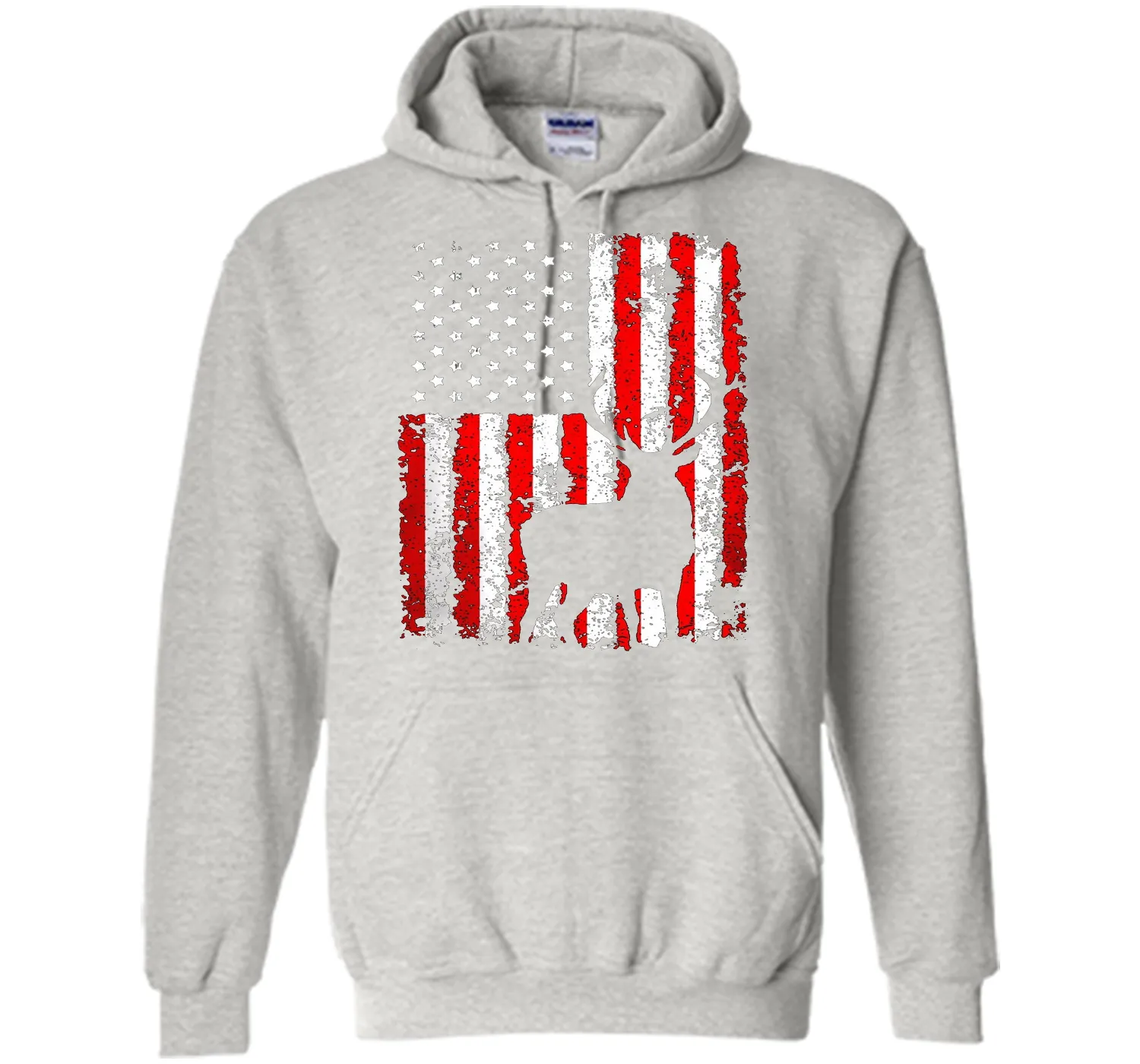 America Flag Deer Hunting T-Shirt Gift for Hunter