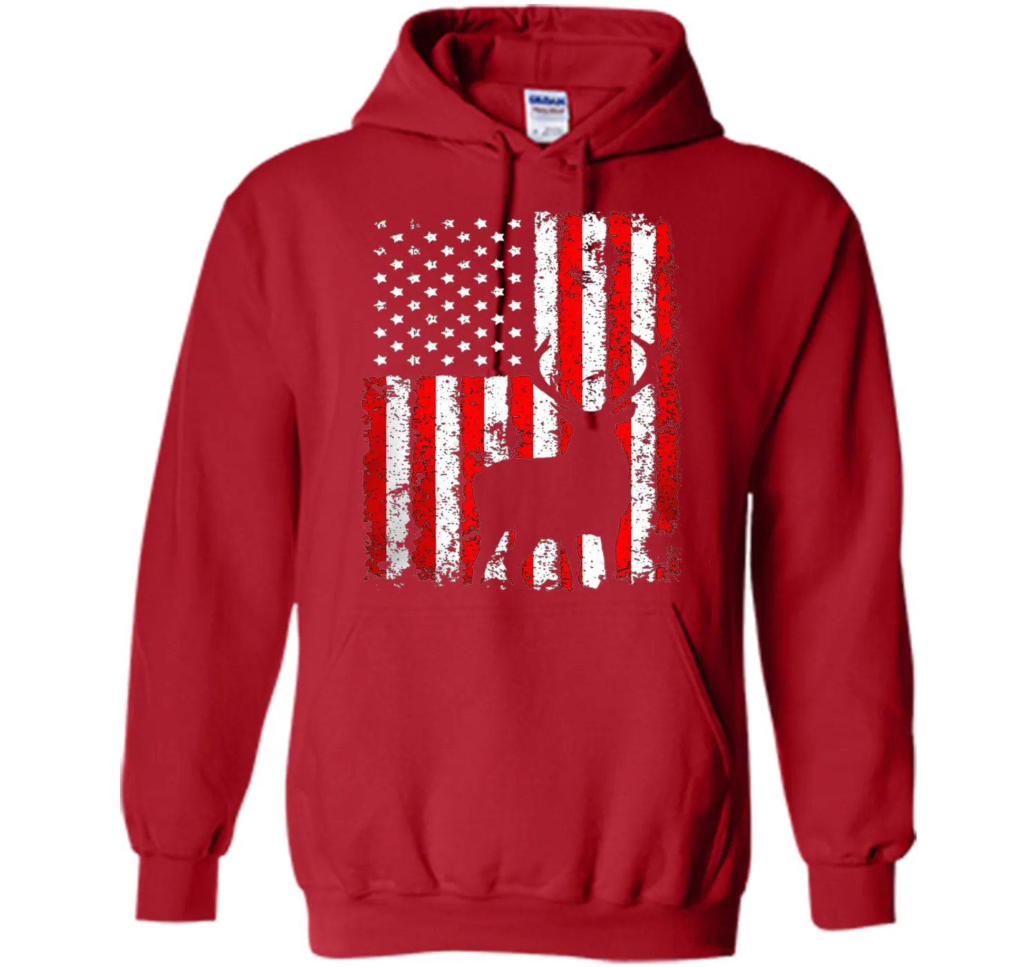 America Flag Deer Hunting T-Shirt Gift for Hunter