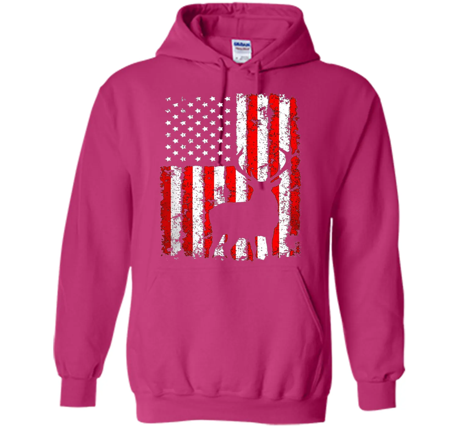 America Flag Deer Hunting T-Shirt Gift for Hunter