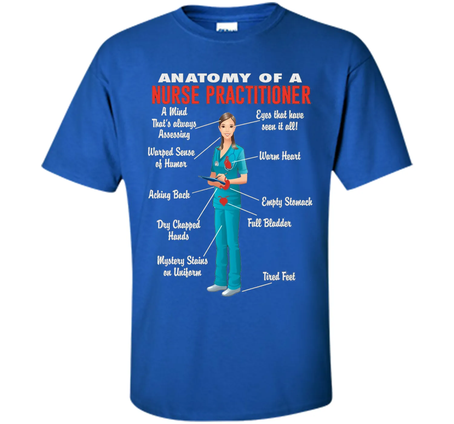 Anatomy Of A Nurse Practitioner -  Nurse Practitioner Shirt