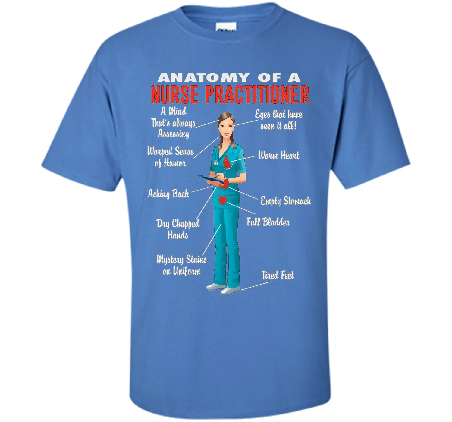 Anatomy Of A Nurse Practitioner -  Nurse Practitioner Shirt