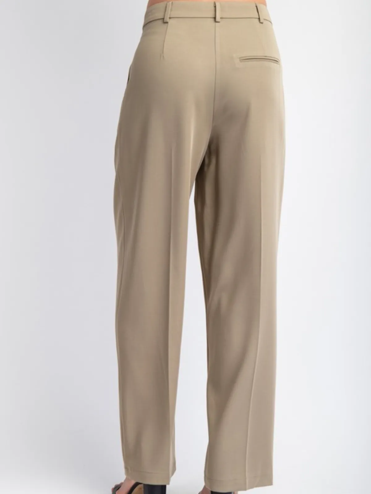 Asymmetric Wrap Front Pants