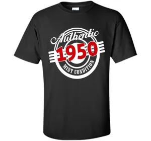 Authentic 1950 Mint Condition. T-shirt For 66th Birthday.