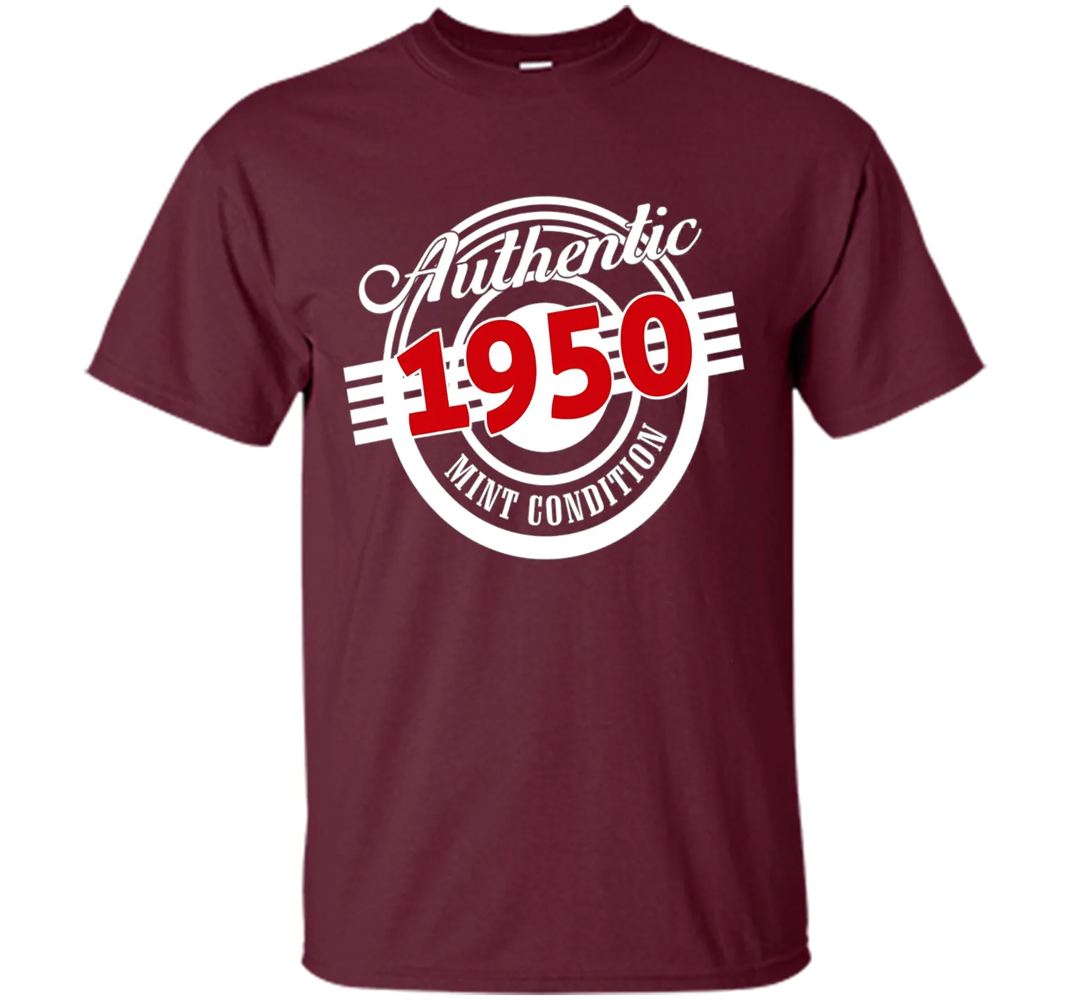 Authentic 1950 Mint Condition. T-shirt For 66th Birthday.