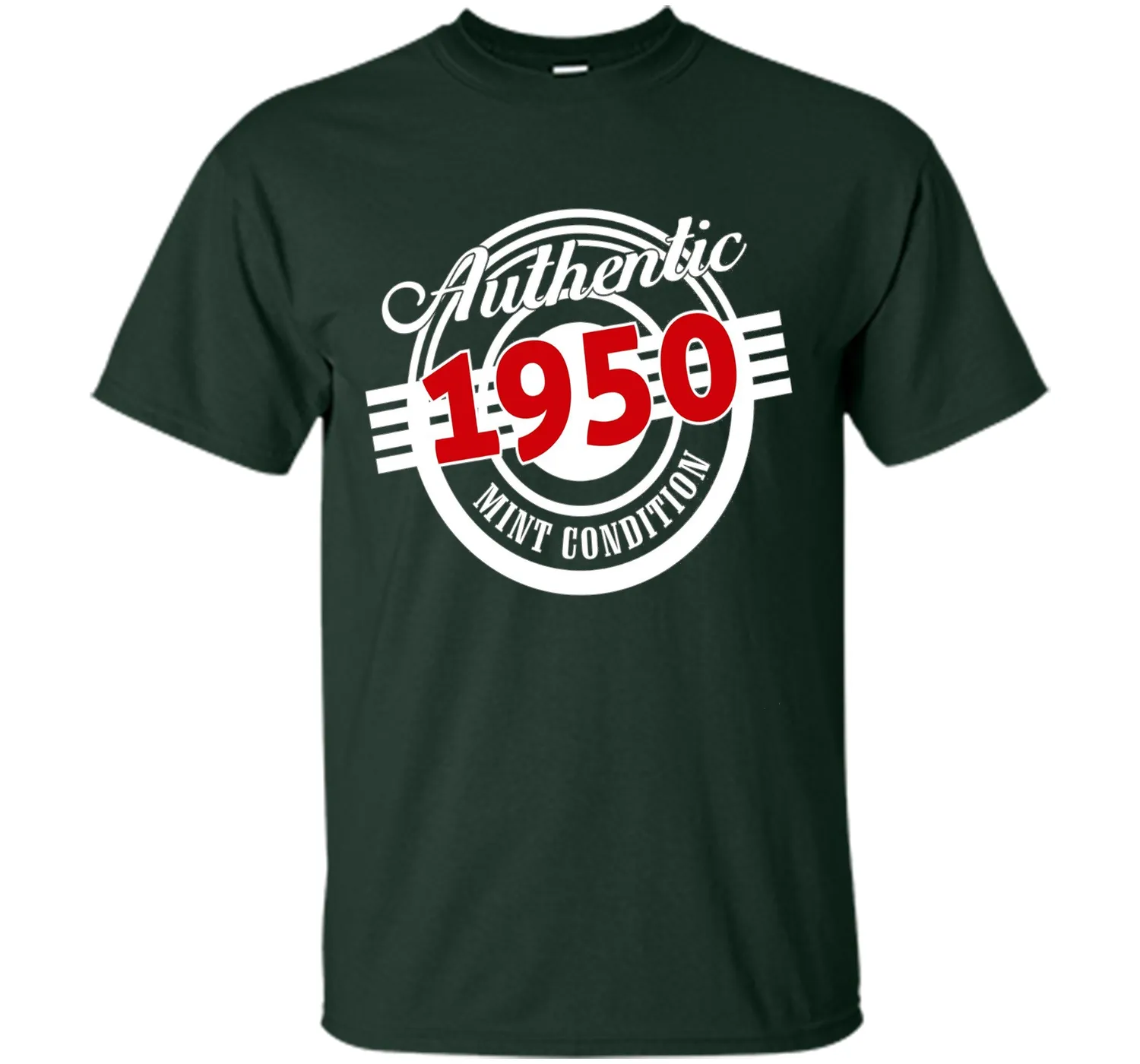 Authentic 1950 Mint Condition. T-shirt For 66th Birthday.