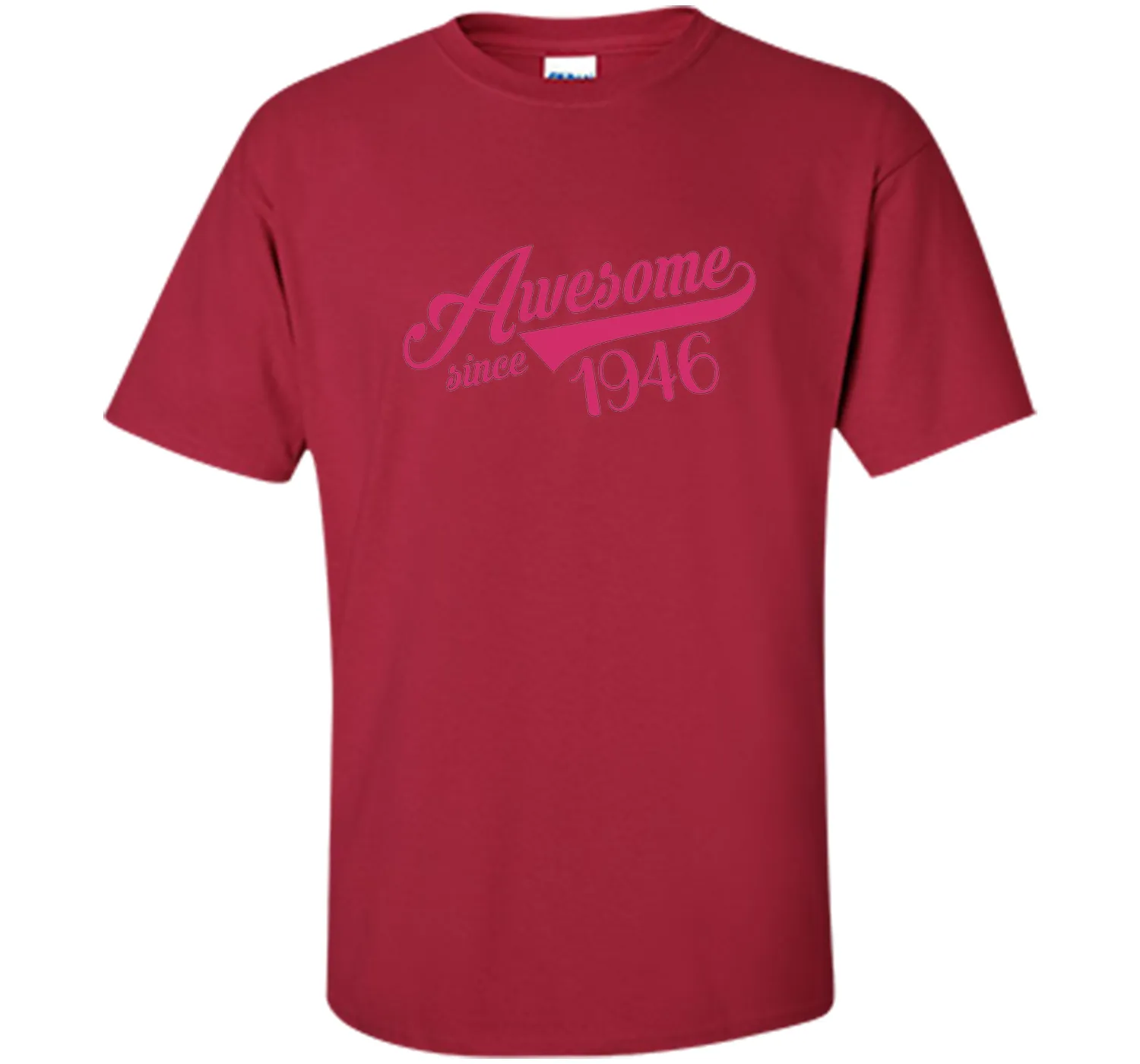 Awesome Since 1946 Womens T-Shirt Birthday Gift 70 Years Old