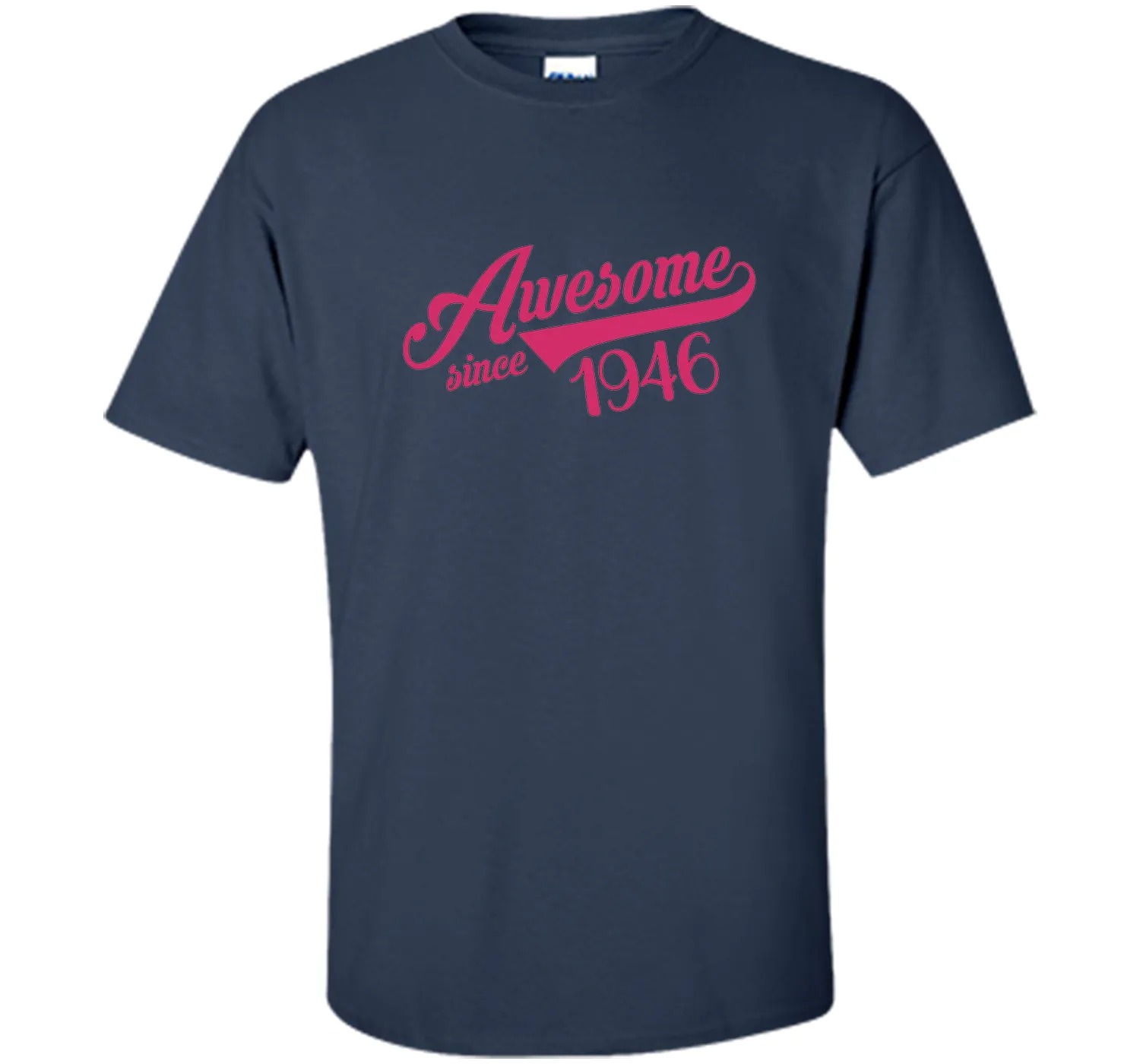 Awesome Since 1946 Womens T-Shirt Birthday Gift 70 Years Old