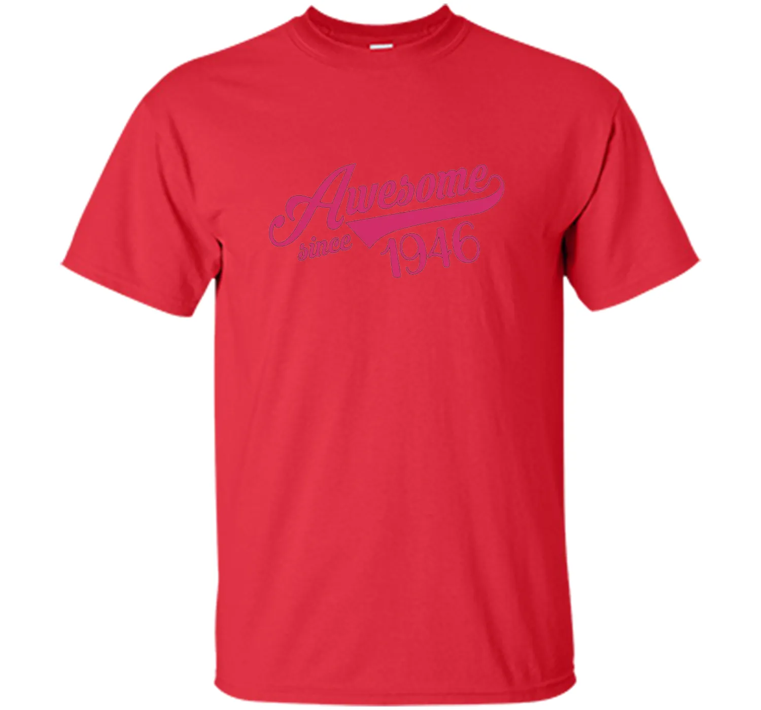 Awesome Since 1946 Womens T-Shirt Birthday Gift 70 Years Old