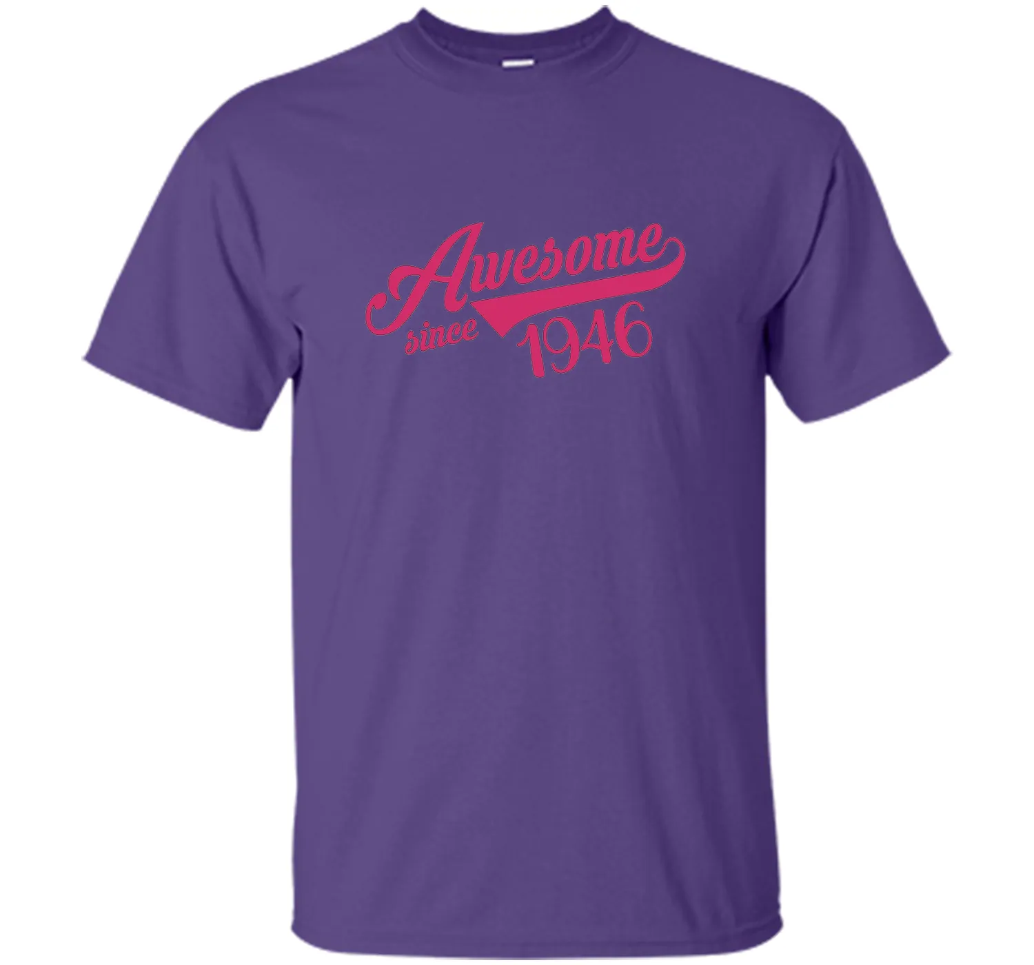 Awesome Since 1946 Womens T-Shirt Birthday Gift 70 Years Old