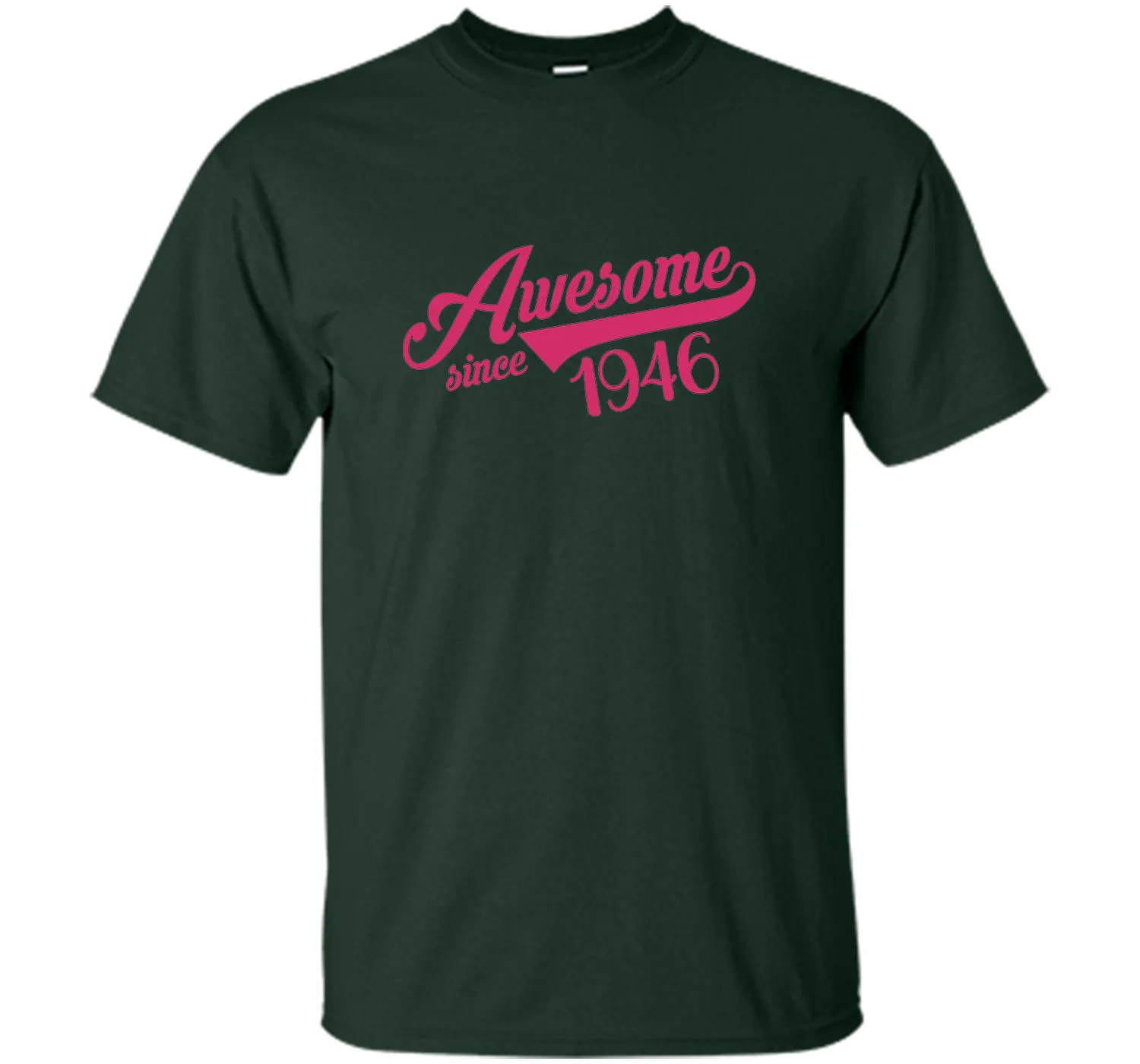 Awesome Since 1946 Womens T-Shirt Birthday Gift 70 Years Old