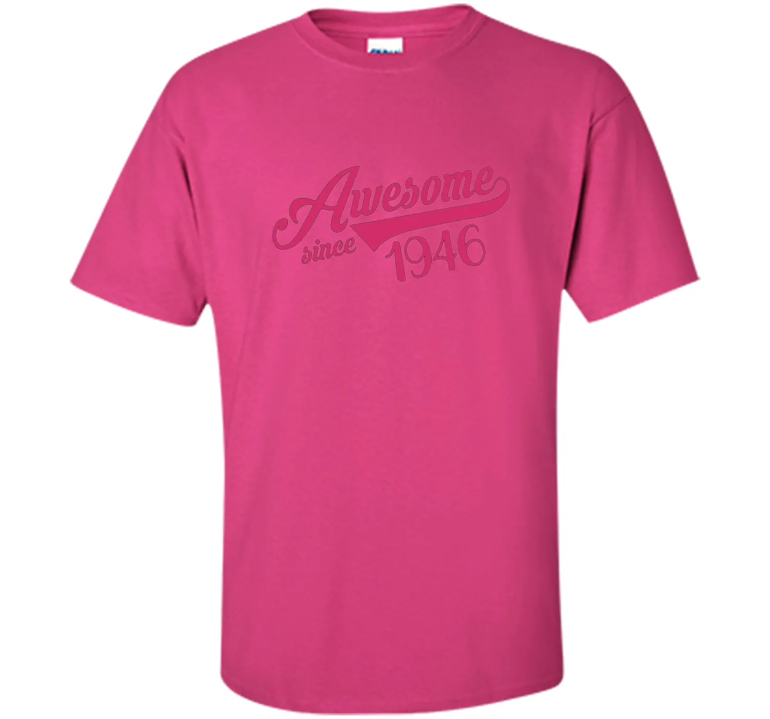 Awesome Since 1946 Womens T-Shirt Birthday Gift 70 Years Old