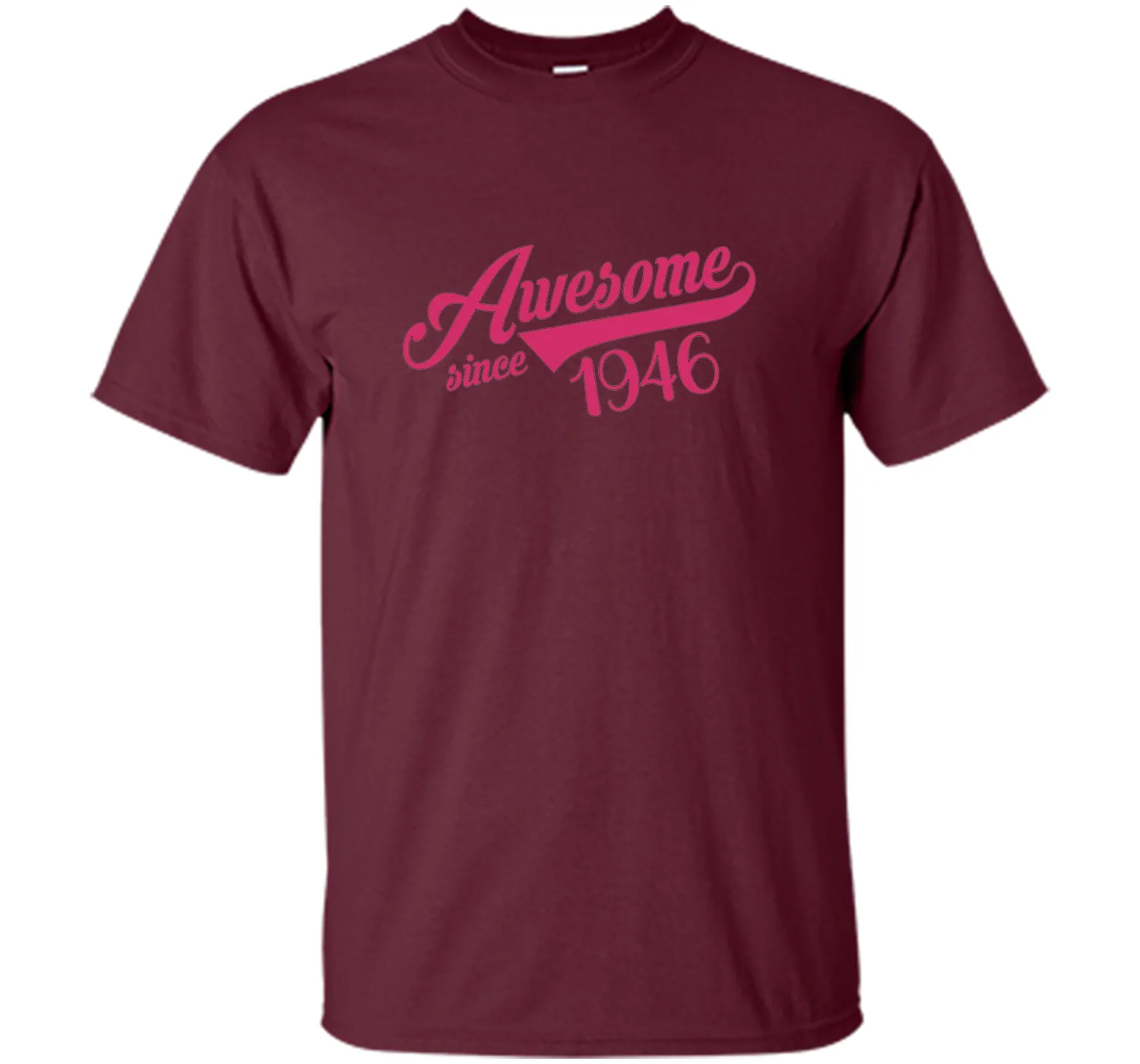 Awesome Since 1946 Womens T-Shirt Birthday Gift 70 Years Old
