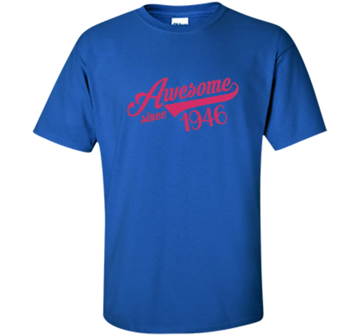 Awesome Since 1946 Womens T-Shirt Birthday Gift 70 Years Old
