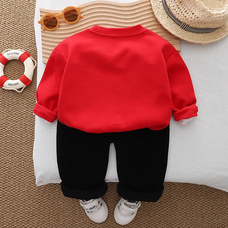 Baby Boy Clothing Set Snuggly Bear