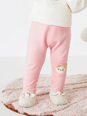 Balabala Baby Girl Versatile Thick Trousers