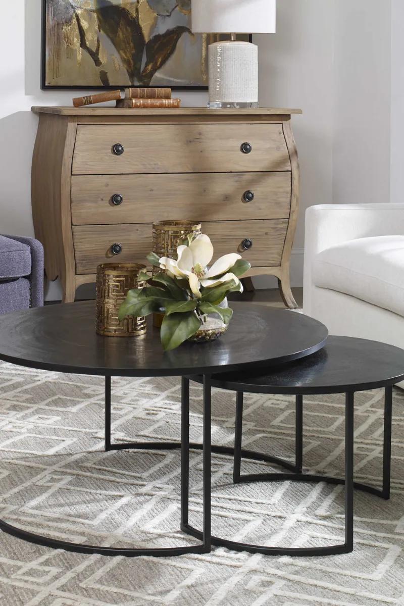 Barnette Iron Nesting Coffee Table