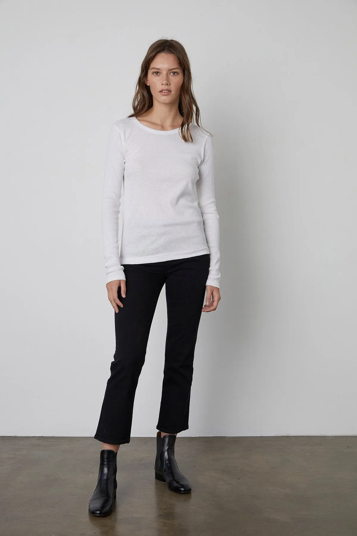 Bayler L/S Fitted Ribbed Tee
