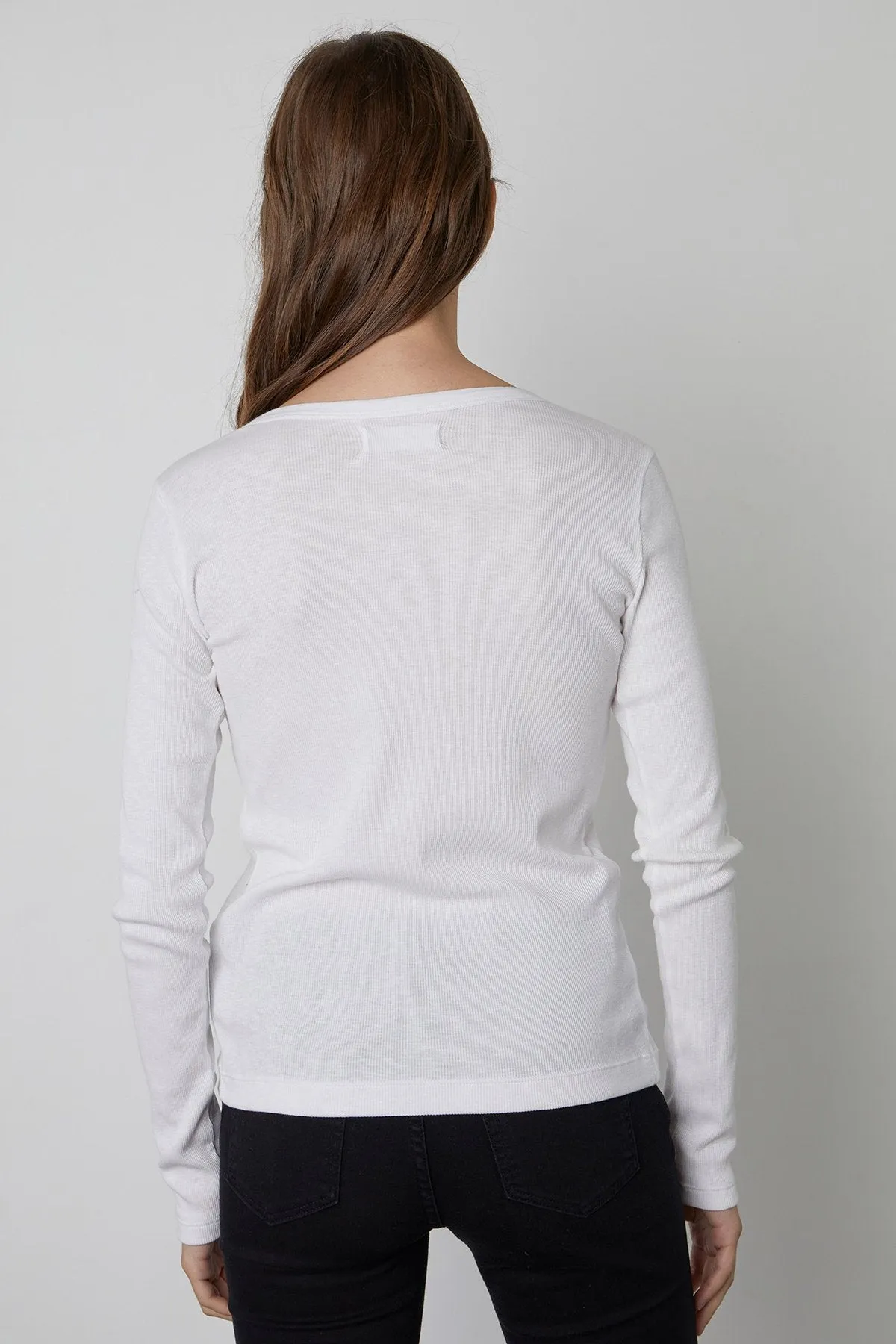 Bayler L/S Fitted Ribbed Tee