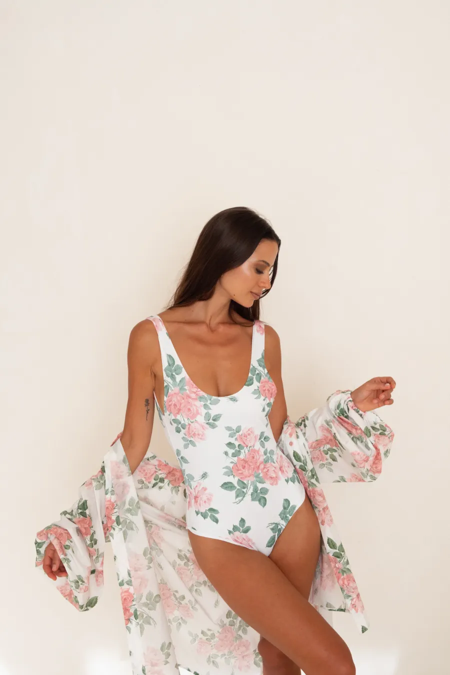Beach Shirt Pink Liberty Floral
