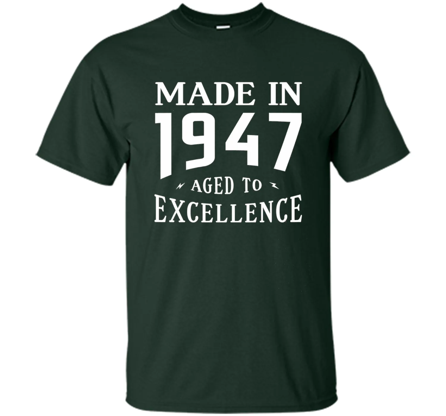 Birthday Gifts Idea Made In 1947 Aged To Excellence T-shirt