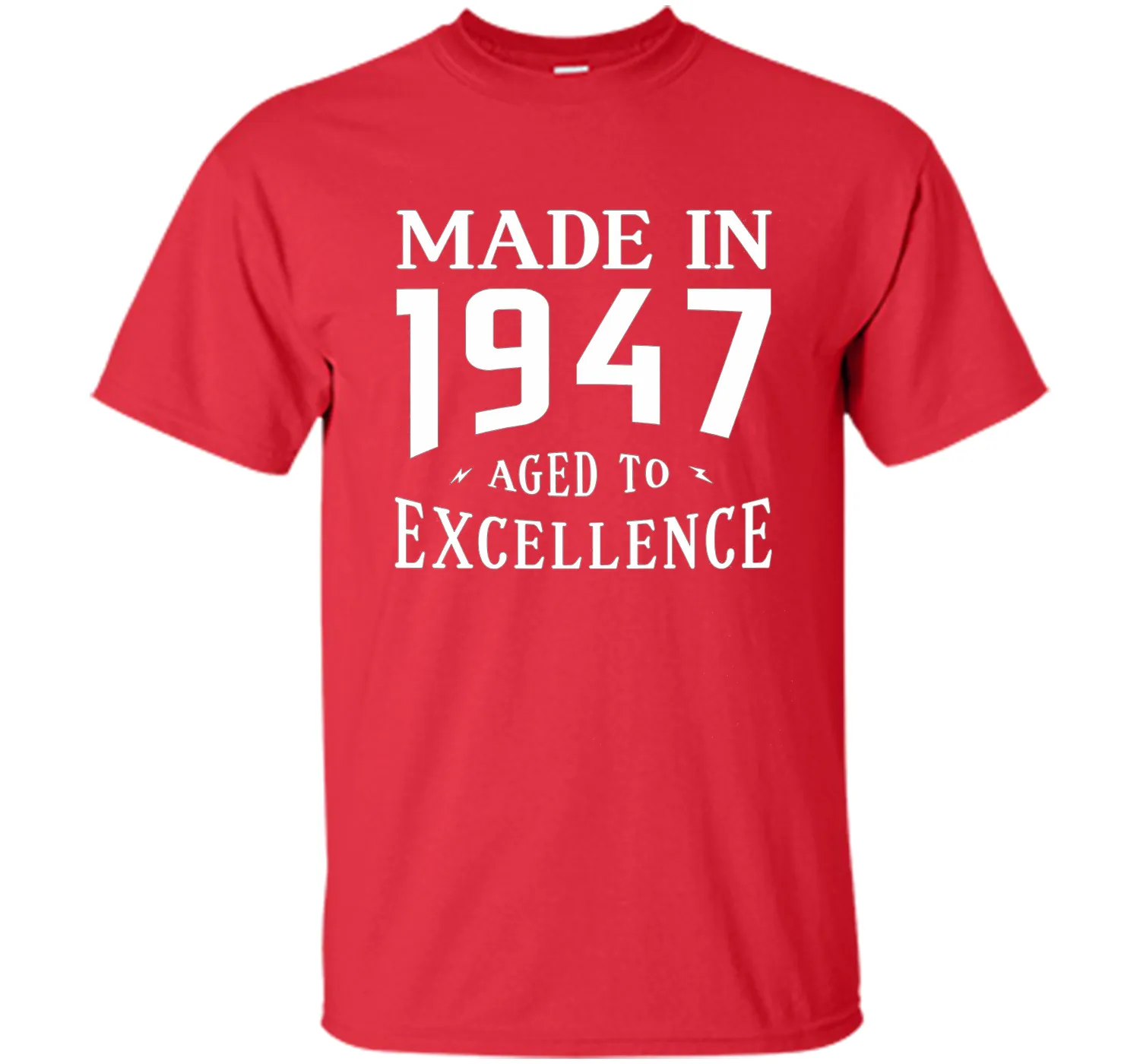 Birthday Gifts Idea Made In 1947 Aged To Excellence T-shirt