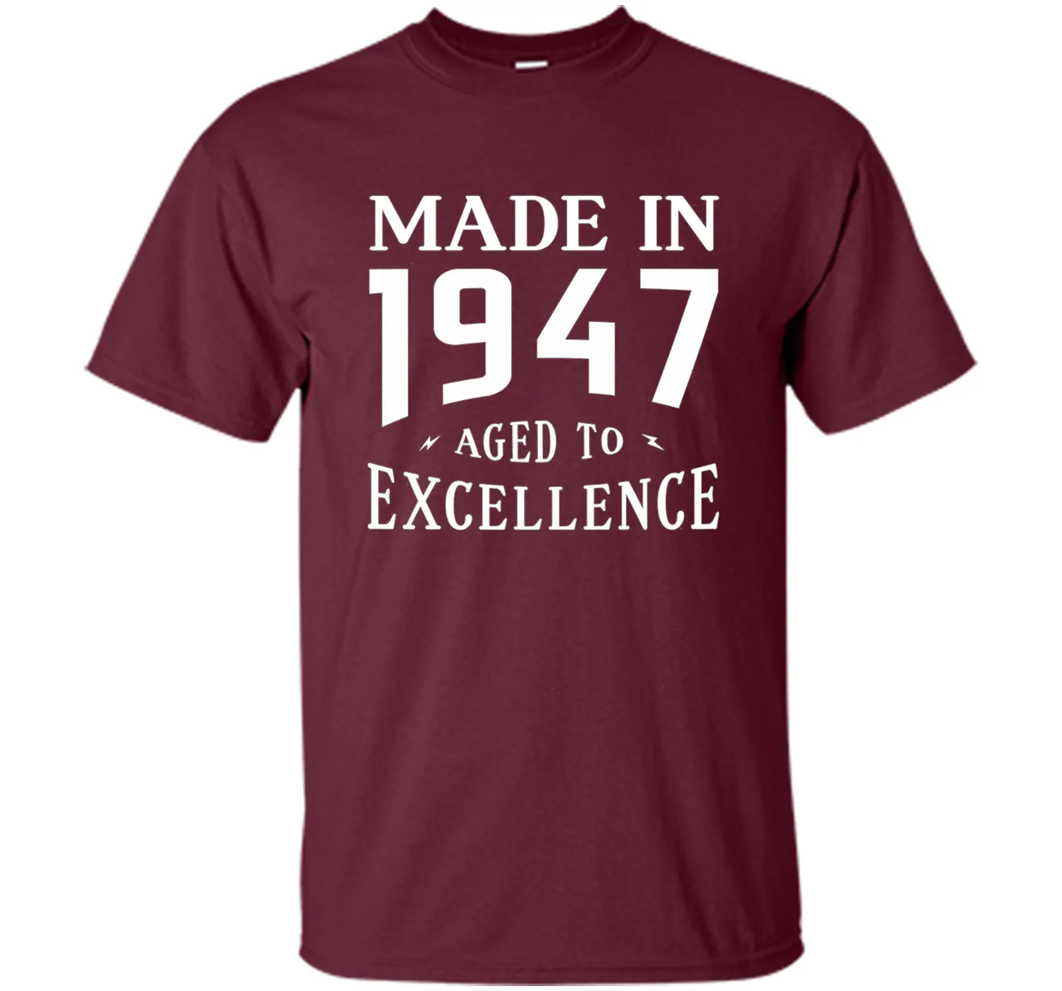 Birthday Gifts Idea Made In 1947 Aged To Excellence T-shirt