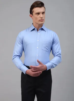 Blue Bamboo Rayon Full Sleeve Shirt